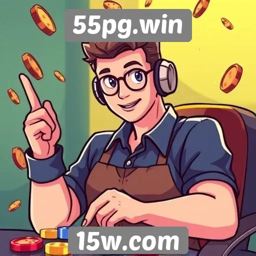 Experiência do usuário no site de jogos 55pg.win